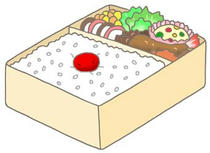 Box lunch of Japan, Food of Japan, Pickled plum