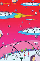 Spacecraft, Spaceship, Space trip, Travel, A trip of the universe, Sea trip