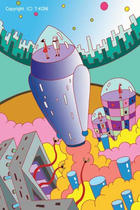 Rocket, Space rocket, Rocket fire, Launch pad, Space reconnaissance flight ship