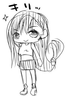 キリッ