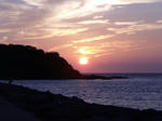 沖ノ島夕日