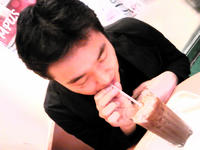 冬でもアイスな人。