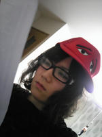 めがねとにわか帽。