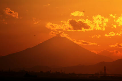 海ほたる・夕焼け