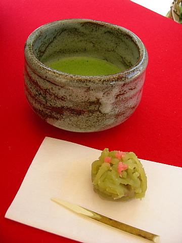 お抹茶と和菓子