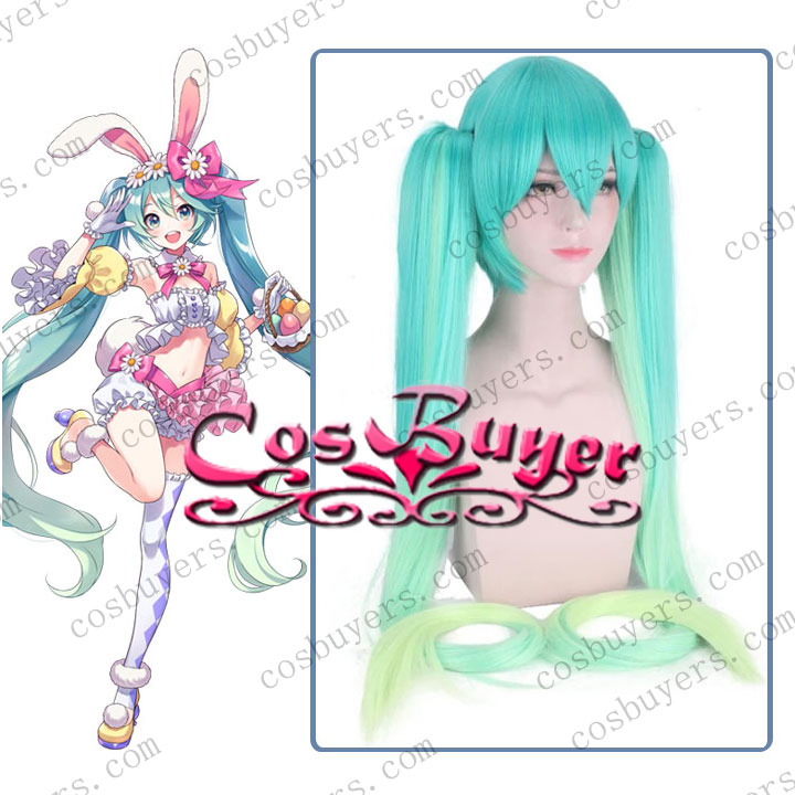 初音ミクフィギュアSpring Ver.コスプレウィッグ