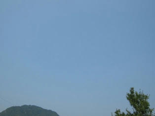 今日の西の空