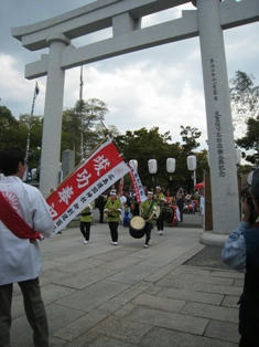 広島護国神社　稚児社参