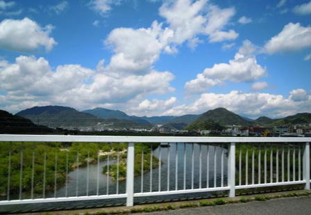 今日の山、川