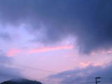 西の空