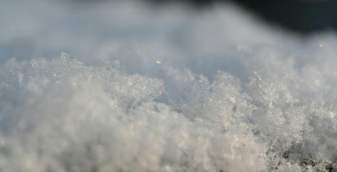フワフワ雪