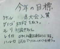 今年の目標