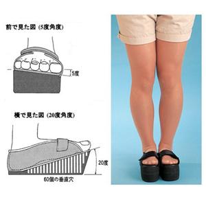 エステシューズ　モデル脚