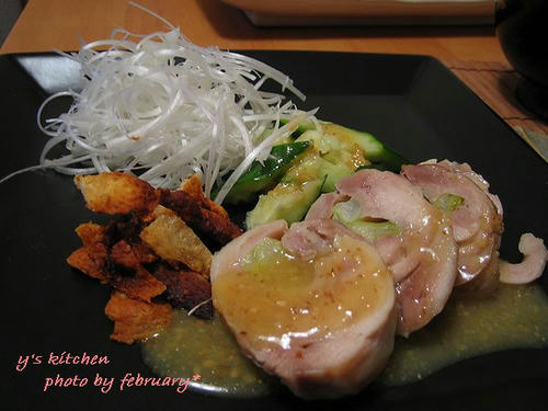 鶏もも肉のねぎ棒々