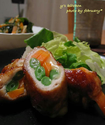 豚肉チーズロール２