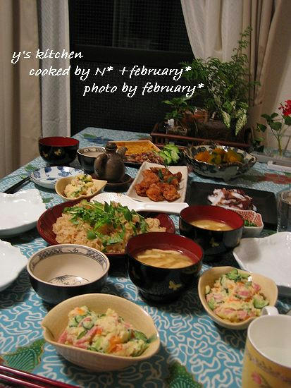 豪華な食卓