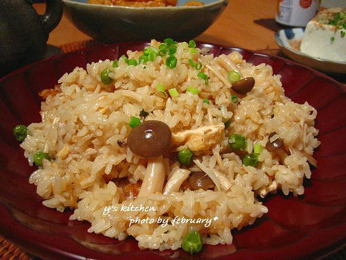 きのこの炊き込みご飯