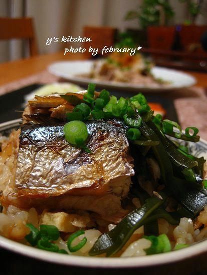 秋刀魚ご飯