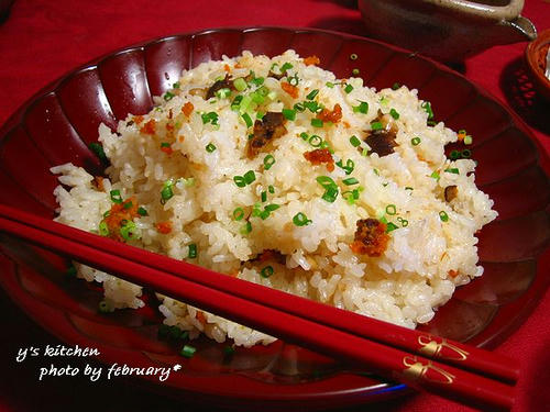 ウニとサザエの炊き込みご飯２