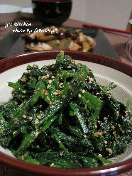 ほうれん草のゴマ和え