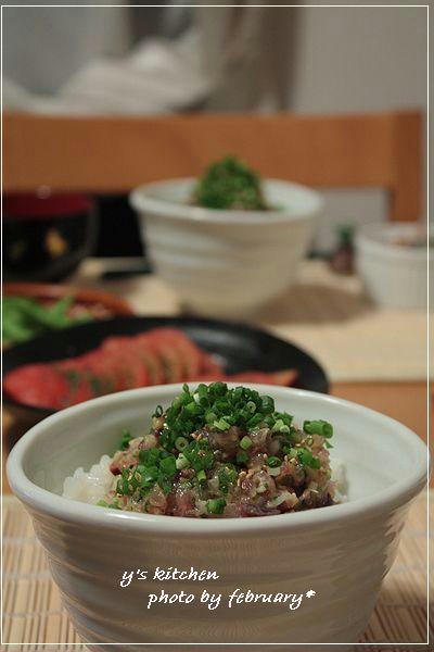 鯵のなめろう丼１