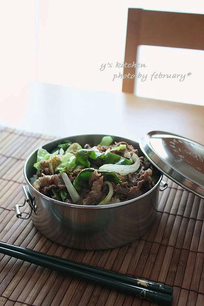 ジンギスカン風弁当－１