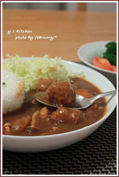 肉団子カレー-2