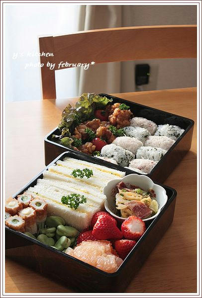 お花見弁当2009-1