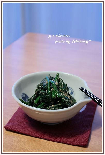 ほうれん草の胡麻和え-1