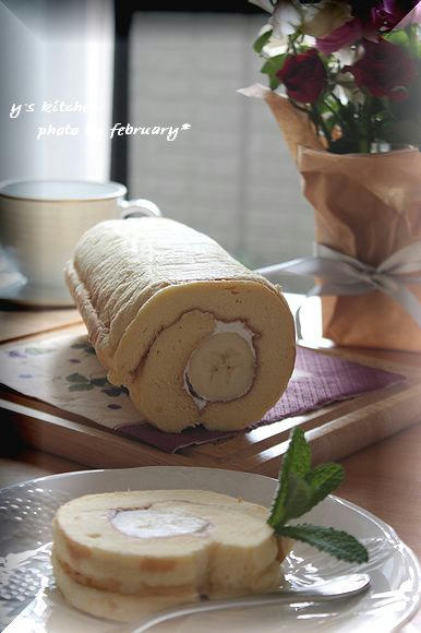 バナナロールケーキ-2
