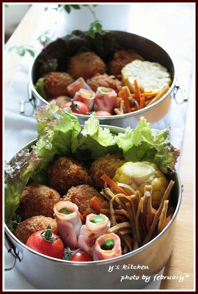 お昼のお弁当20090610