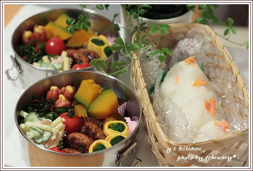 夜のお弁当20090619-1