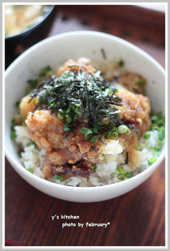 から揚げ丼－２