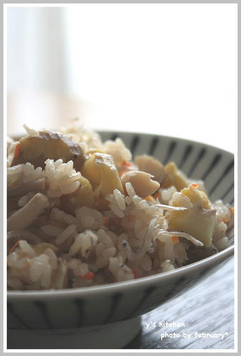 栗入り炊き込みご飯－２