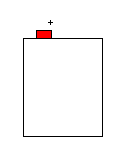 40B19Lバッテリーの側面図