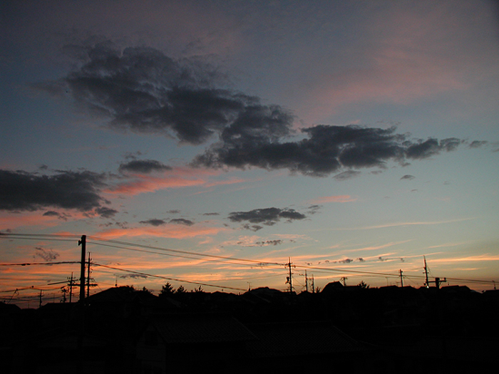 ヒロシマの夕空