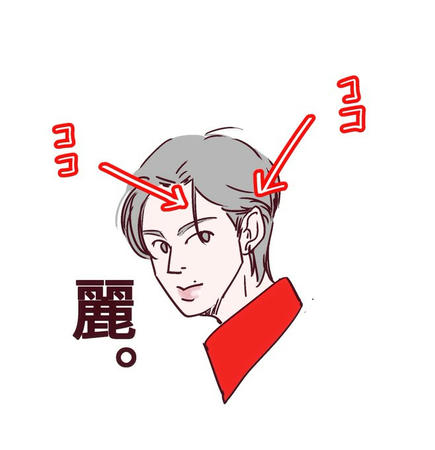 ユノの一束の前髪イラスト My Happy 東方神起 Tvxq