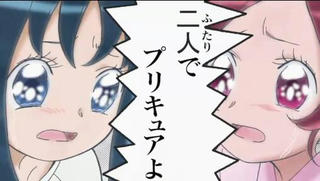 皆の心の花を守るふたりはプリキュア！です！