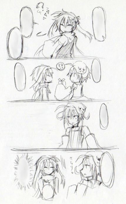 落書き4コマ