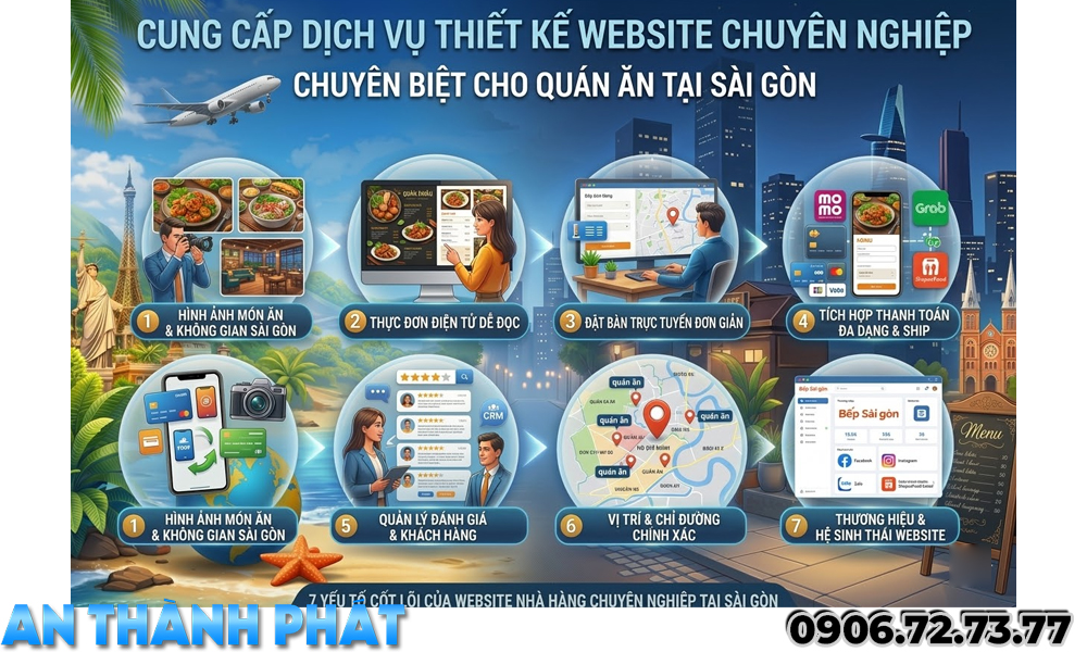 dịch vụ thiết kế web qu&aacute;n ăn tại s&agrave;i gon an th&agrave;nh ph&aacute;t một trong những c&ocirc;ng ty thiết kế h&agrave;ng đầu 