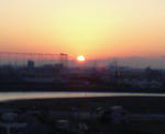 初日の出6:56