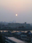 春の朝陽