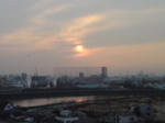 雲の向うの朝