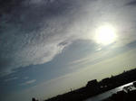 雲が出ていますが