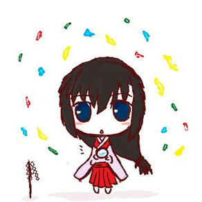 巫女さんモード！