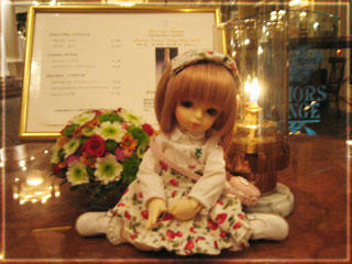 ラウンジ前蝋燭