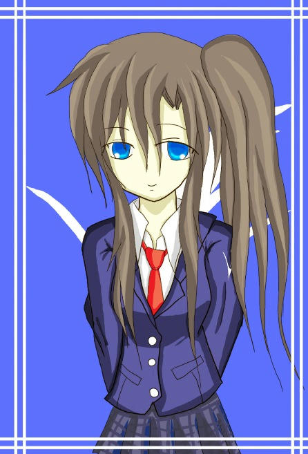 制服にはこういうピシっっとした塗りが合うかもですね。