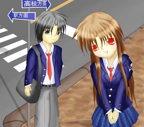 感じ的に下校途中ですね