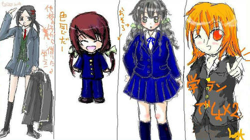 学ランを女の子が着ちゃいけないって法律はないんだ!!その逆はしらねぇ!!
