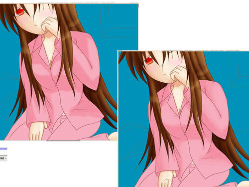 ほんとはすっごく太ももが塗りたかったのですが、そのためには下は下着だけにしなくてはなので、いろいろと親心が働き断念
